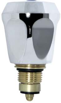 Kraangreep, chroom, 1/2", met bovenste deel, markering blauw - 986151848