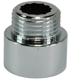 Kraanverlengkoppeling 1/2 X 15 Chroom