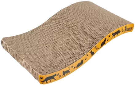 Krabpaal horizontaal - karton - golfvormig - katten ontspanning