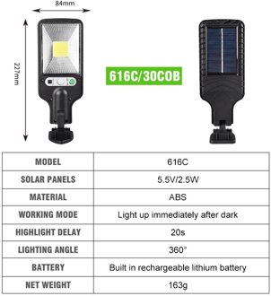 Krachtige Afstandsbediening Verbeterde Cob Solar Light Pir Motion Sensor IP65 Outdoor Solar Wall Street Licht Waterdichte Lamp 03