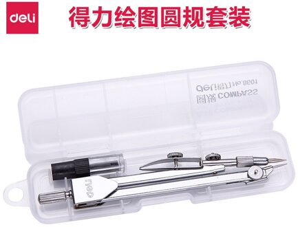 Krachtige Briefpapier 8601 Metalen Ronde Gauge Engineering Tekening Instrument Studenten Met Een Pen Kern Ronde Gauge Set