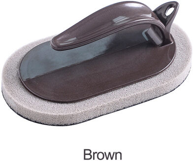 Krachtige Decontaminatie Magic Wrijven Emery Spons Keuken Met Handvat Borstel Pot Bodem Ontkalken Borstel