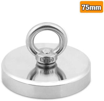 Krachtige Magneet Magneten Vissen Magneten Herstel Magneet Met Ring Magnetische Materiaal Basis Als 75mm