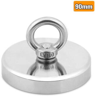 Krachtige Magneet Magneten Vissen Magneten Herstel Magneet Met Ring Magnetische Materiaal Basis Als 90mm