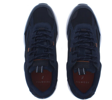 Krafla heren sneaker | heren | maat: | combinatie Blauw - 43