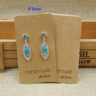 kraft earring verpakking card handgemaakte met liefde print custom beschikbaar sieraden papier kaarten 200 stuks perlot