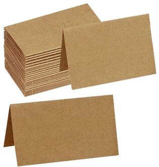 Kraftpapier DIY Tags Postkaart Groet Card Note Bruiloft Zetel Kaart Uitnodigingen Kaarten 10PC