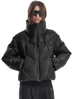 Krakatau Nebua puffer jas qw573 Zwart - M