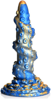 Kraken Silicone Dildo - Blauw - Kraken Silicone Dildo - Blauw