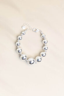 Kralen armband Bead  zilver - One Size,