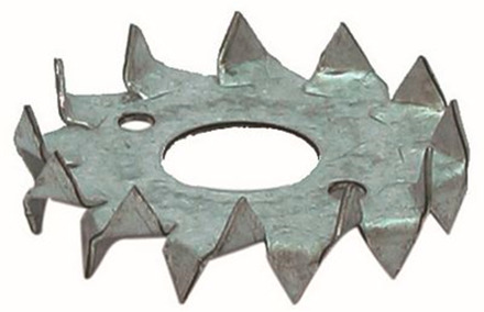 Kramplaat Dubbel 07285 95mm Gat 33mm