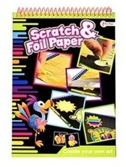 Krasfolie krasset met stickers met dodo op de voorzijde - Action products