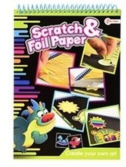 Krasfolie krasset met stickers met monster op de voorzijde - Action products