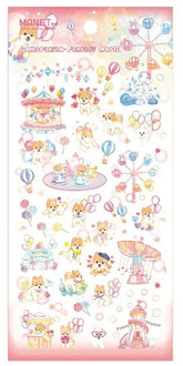 Krean Import Manet Brand Fantasy World of Pomeranian DIY Scrapbooking Diary Stationery Stickers Supplies