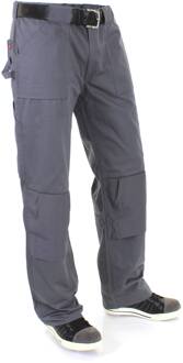KREB Workwear® KREB Werkbroek met kniestukken Grijs - NL:54 BE:48