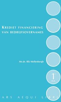 Kredietfinanciering van bedrijfsovernames - Boek Rik Mellenbergh (9069167840)