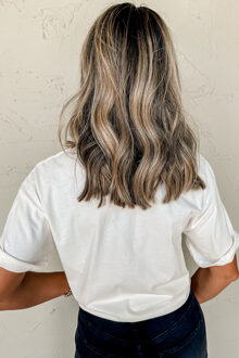 Kreeft Boog Graphic T-shirt - maat 2XL Wit