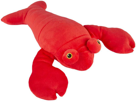 Kreeft knuffel - rood - pluche - 33 cm - kreeften knuffeldier - zeedier