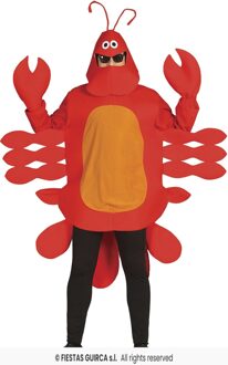 Kreeft pak Volwassen Multikleur - Print