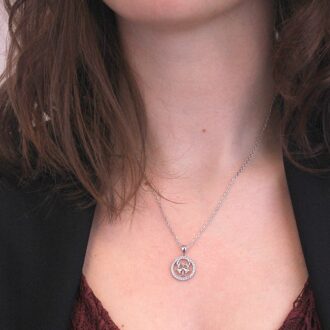 Kreeft Zodiac Hangers - Zilver en Kristal