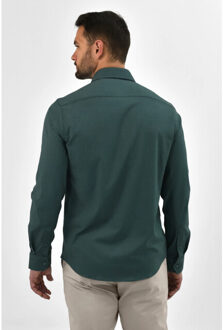 Kreukvrij overhemd bamboe Groen - 43 (XL)