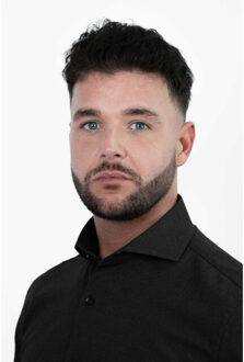 Kreukvrij overhemd bamboe - maat 40 (M) Houtskool