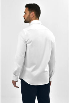 Kreukvrij overhemd bamboe - maat 43 (XL) Wit