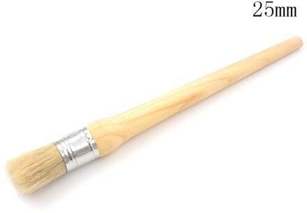 Krijt Wax Verf Natuurlijke Pure Zwijnen Borstel Waxen Combinatie Ronde Detail Borstels Hoofd Diameter 25/50Mm 25mm