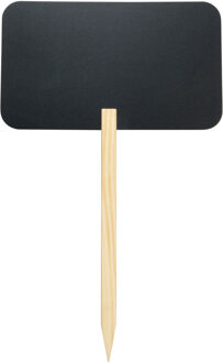 Krijtbordje rechthoekig op- stok - H73 x D45 cm - met stift