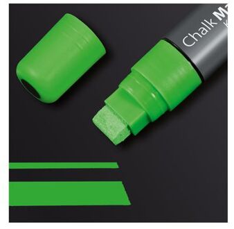 krijtmarker Sigel 5-15mm afwasbaar groen SI-GL174