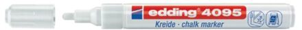 Krijtstift edding 4095 rond wit 2-3mm