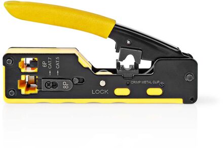 Krimptang | Rubberen / Geel / Zwart | 1 stuks - CCGG89510BK - CCGG89510BK