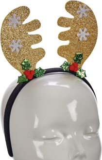Krist+ Kerst diadeem/haarband - rendier gewei - 22 cm - kinderen/volwassenen