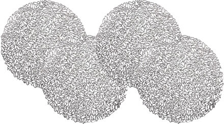 Krist+ Set van 8x stuks ronde gedecoreerde Placemats metallic zilver look diameter 38 cm