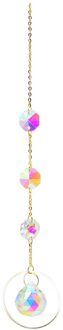 Kristal Wind Chimestarmoonpendant Kleurrijke Kralen Opknoping Voor Outdoor Indoor Tuin Venster Bruiloft Gordijn Kroonluchter Diy
