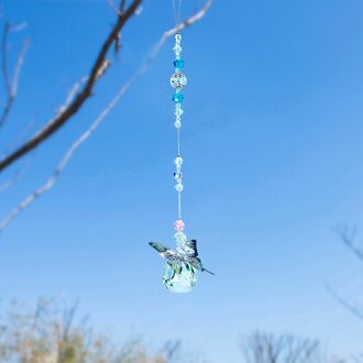 Kristal Wind Ster Maan Hanger Suncatcher Hanger Opknoping Voor Outdoor Indoor Tuin Venster Bruiloft Kroonluchter Diy Decor