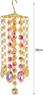Kristal Windgong Hanger Kleurrijke Opknoping Druppels Voor Outdoor Indoor Tuin Venster Bruiloft Gordijn Kroonluchter Diy Tuin Decor
