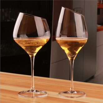Kristallen rode wijn beker schuine Rode Wijn Glas hoge voet Glas Boer Gewone wijnglas Bordeaux Cup Bier Cup 500ml