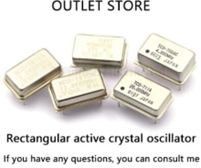 Kristaloscillator 7.3728Mhz 7.3728M In-Lijn Actief Kristal Osc Dip-4 Rechthoekige Klok Trillingen Full Size 5Pcs