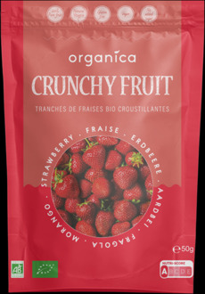Krokant Fruit - Aardbei - 18 gram