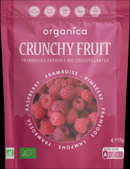 Krokant Fruit - frambozen - 50 gram