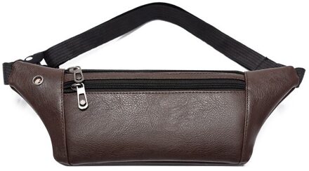 Krokodil Borst Zak Taille Packs Voor Unisex Vrouwelijke Pu Lederen Fanny Packs Mannen Mode Riem Borst tassen bruin