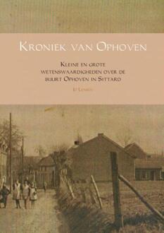 Kroniek van Ophoven - Boek Jo Lensen (9463189238)
