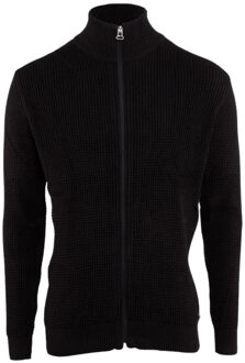 Kronstadt Abel Zip Casual Sweater Heren 2XL Zwart