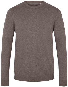 Kronstadt Emory cotton cashmere sweater ks3875 heather oatmeal Bruin - XXL