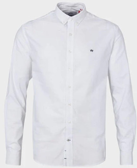 Kronstadt Heren Overhemd Wit Johan Oxford - XL