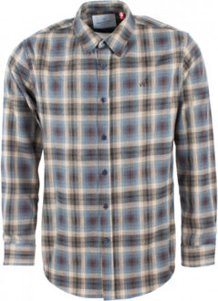 Kronstadt Ks25020491 dale check  491 blue shadow heren overshirt Veelkleurig - M