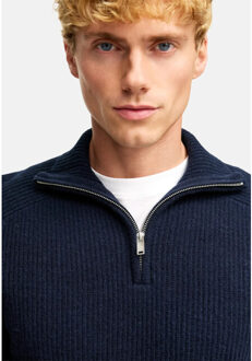 Kronstadt Ks35005 dorsey half zip sky captain - maat M Blauw