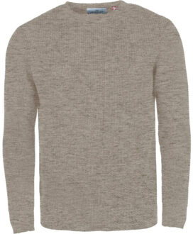 Kronstadt Ks35020 abel crew 039 sand mix - trui crew-neck Beige
