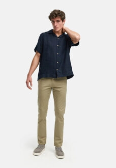 Kronstadt Po28581 ks20011 ayers ss loose shirt sky captain - maat XL Blauw